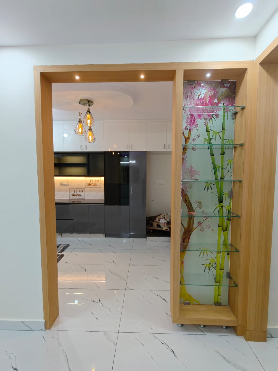 Modern living space with natural light