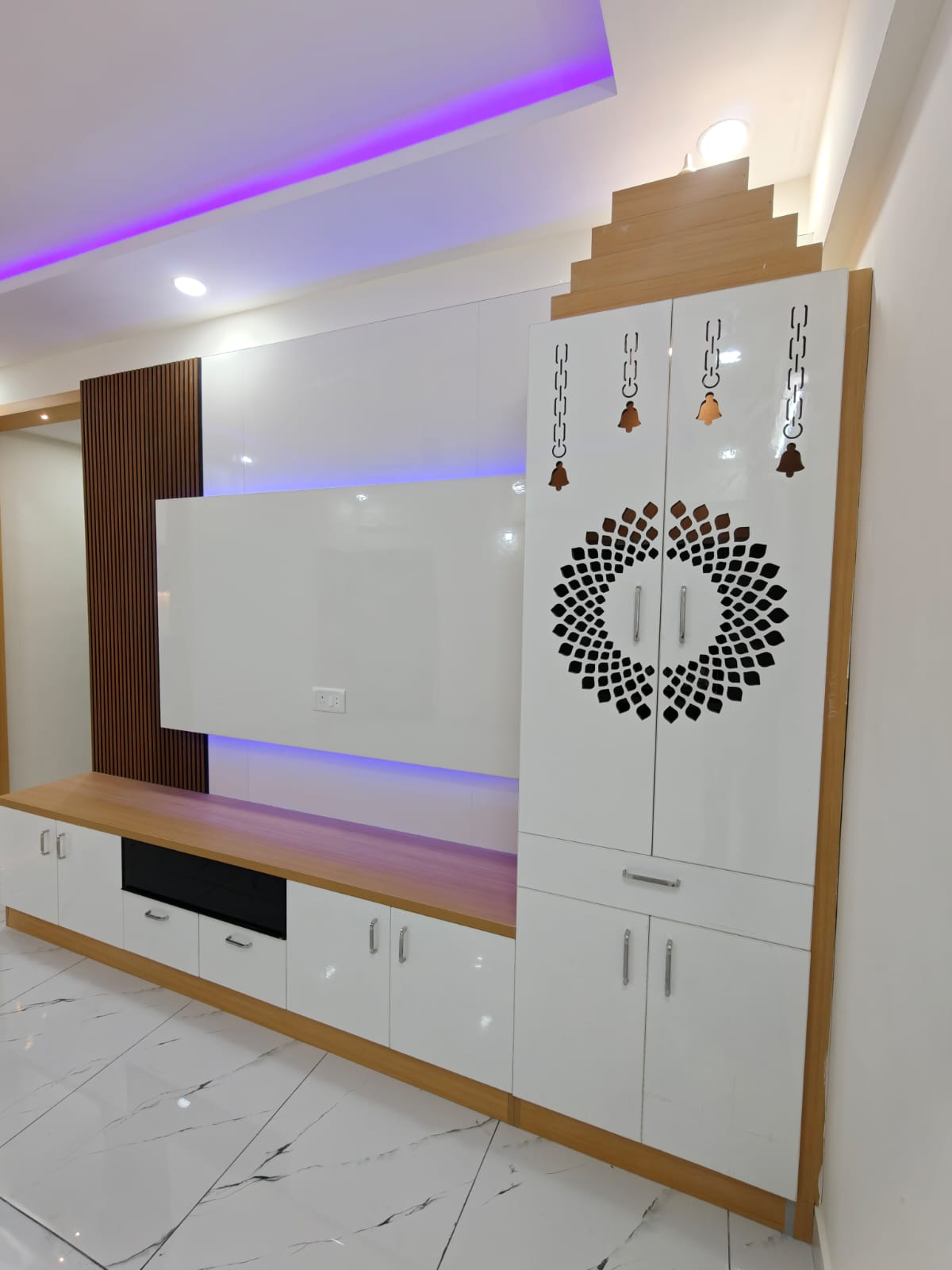 Modern living space with natural light